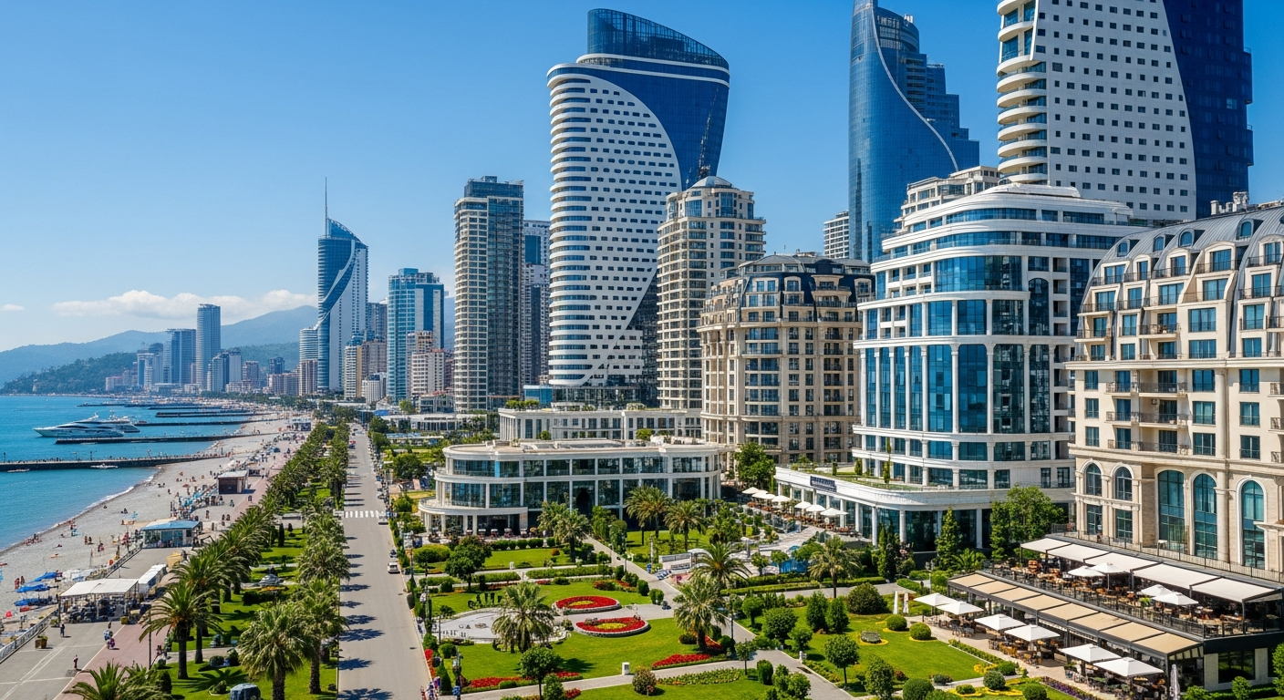 Квартира у моря в Батуми - жилые комплексы на Новом Бульваре